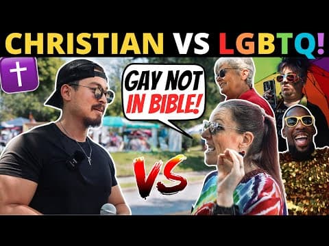 PREACHING JESUS AT LGBTQ PRIDE EVENT! (This Was Crazy...)