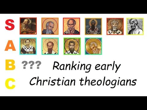 Church Fathers Tier List!