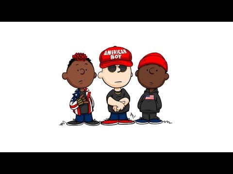 Tyson James - American Boy ft. The Marine Rapper & Topher (Lyric Video) #Conservativehiphop