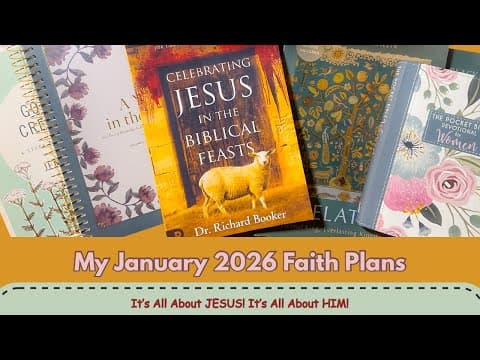January 2026 Faith Plans & Goals #biblestudycommunity #january2026