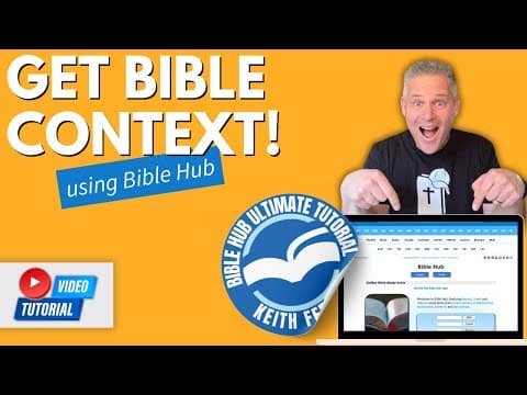 FINALLY Get Bible Context and Background - the EASY WAY! (Bible Hub Ultimate Tutorial)