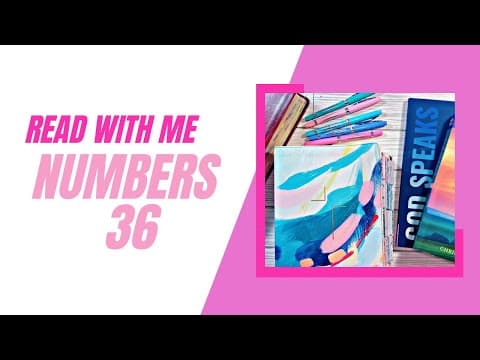 Numbers 36  #biblestudy #religiouseducation #studywithme #numbers #biblestudycommunity