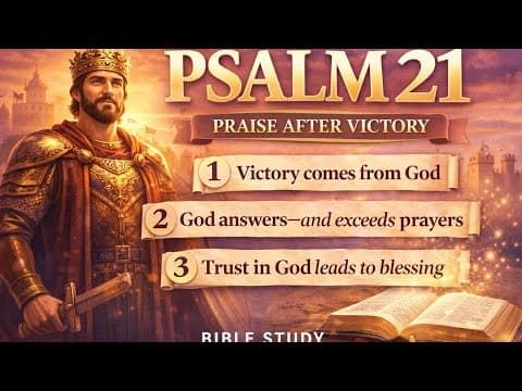 Journey Through the Psalms| Psalm 21| #bible #biblestudyseries #biblestudy #studyingthebible