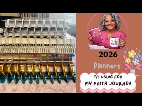 2026 Spiritual Stack | Video 6| Planners I’m Using For My Faith Journey #faithplanning