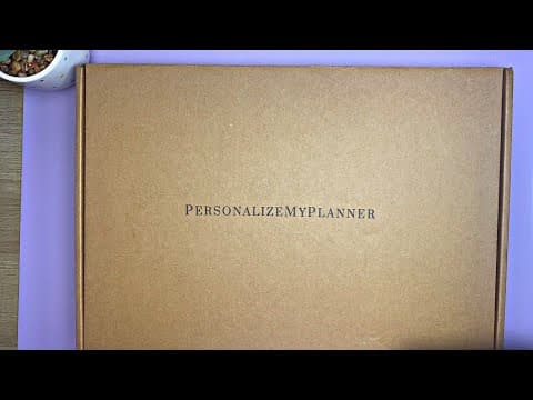 2025 Personlize My Planner Unboxing  #planner #faith