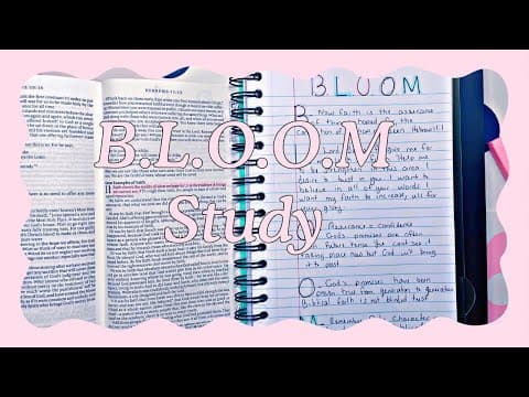 B.l.O.O.M Bible Study : Hebrews 11:1
