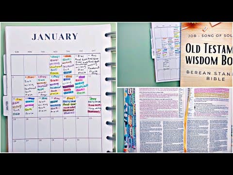 Weekly Reset: Faith Planning & Bible Study