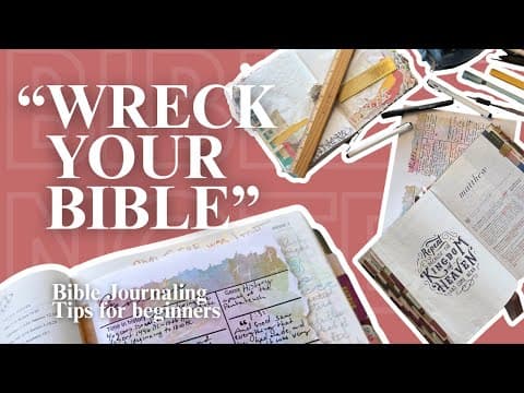 Why I Add Pages To My Bible | Bible Journaling and Bible Study tips