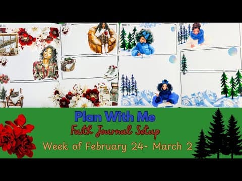 Plan With Me| Faith Journal Setup| Week of February 24-March 2 #planwithme