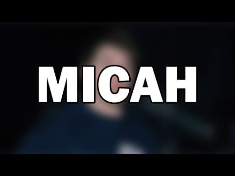 Micah | Justice, Mercy, and Humility