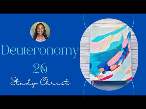 Deuteronomy 26    #biblestudy #religiouseducation #deuteronomy #studywithme