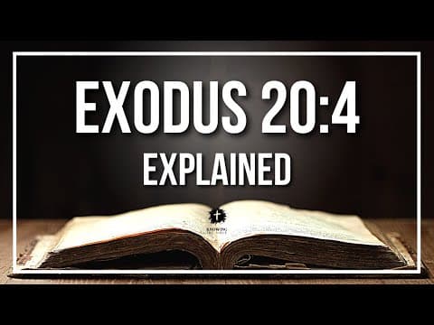 EXODUS 20:4 Explained | EXODUS 20:4 Meaning According to the Bible [KJV]