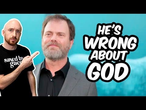 Rainn Wilson says THIS about God 🫢 (He's WRONG)