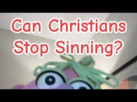 Can Christians Stop Sinning?