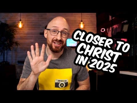 5 Tips to Grow Closer to Christ in 2025 🥹