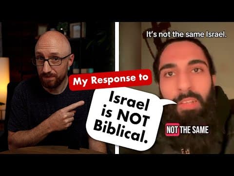 Is Israel Today the Same as Israel in the BIBLE?🤔 (He gets it Wrong)