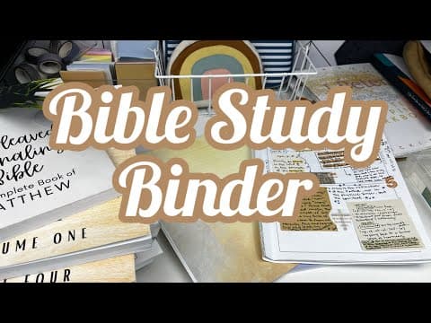 Bible Study Binder - Prep Steps 🙌🏻