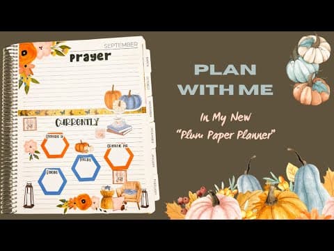 Plan With Me| Plum Paper Daily Planner!