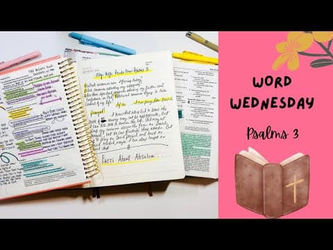 Word Wednesday | Psalms 3 | #biblestudy