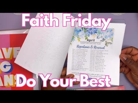 Faith Friday: Do Your Best