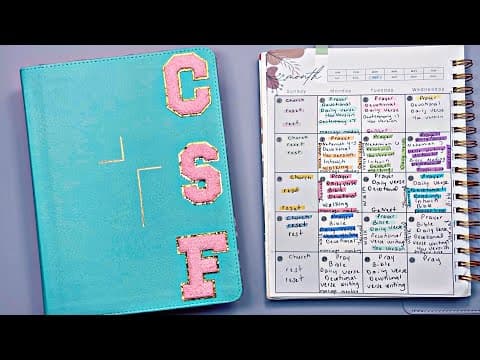 Weekly Reset : God is Good 😊 #faithplanner #biblejournaling 