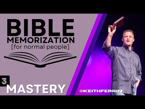 How to Make Bible Memorization Stick...for the Long Haul