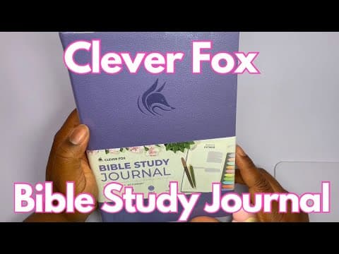 Clever Fox Bible Study Journal 🦊 📔