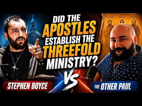 Did the Apostles Establish the Threefold Ministry?