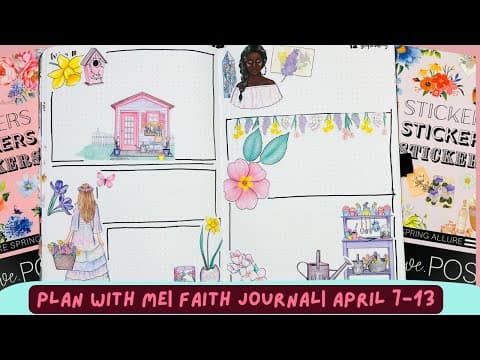 Plan With Me| Faith Journal | April 7-13 #planwithme #planwithme2025 #faithjournal
