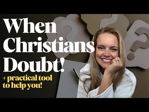 CHRISTIAN DOUBT IS NORMAL: Biblical Heroes Who Struggled + How to Work Through It #faithjourney