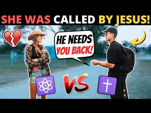 YOUNG WOMAN FINDS JESUS CHRIST! (She Was Speechless…)
