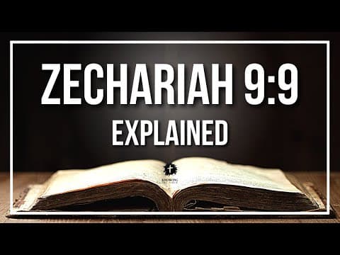 ZECHARIAH 9:9 Explained | ZECHARIAH 9:9 Meaning According to the Bible [KJV]