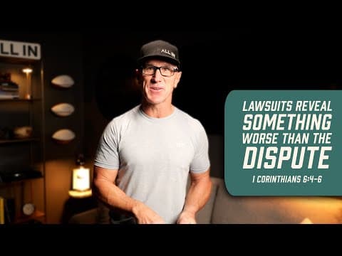 Lawsuits Reveal Something Worse Than the Dispute | 1 Corinthians 6:4-6