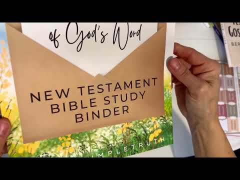 Tabbing my Bible Study Binder