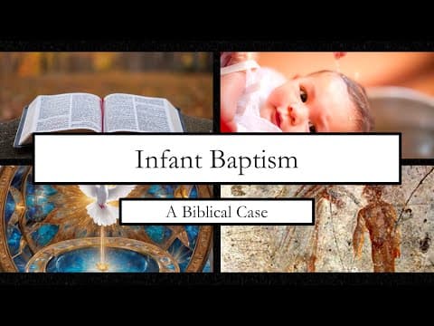 A Biblical Case for Infant Baptism (Reformed Theology)