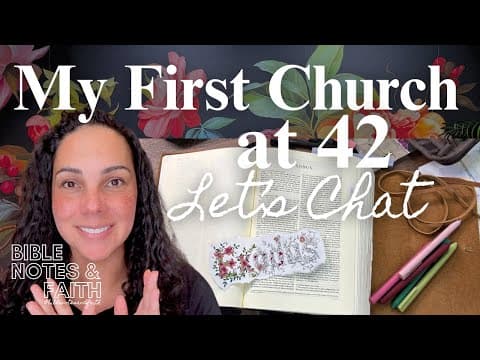 New Christian going to church experience | color with me | Bible Journaling Exodus