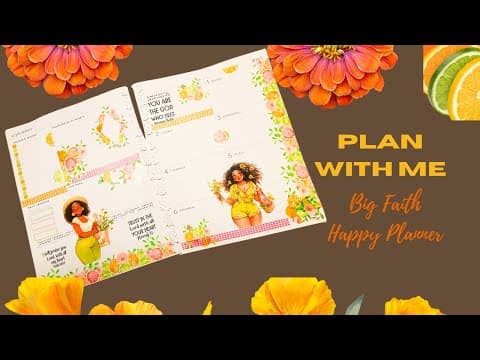 Plan With Me| Big Faith Happy Planner | #plannercommunity #faithplanning 