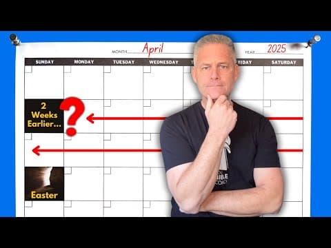 What Happened 2 Weeks BEFORE Easter?!