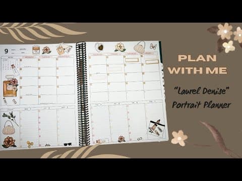 Plan With Me| Laurel Denise Portrait Planner