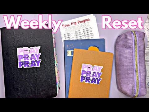 Weekly Reset: Blooming In Christ   #biblejournaling #biblicalwisdom #christian