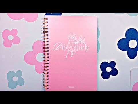 Bible Study Notebook From SHEIN #biblejournaling #biblestudy #shein 