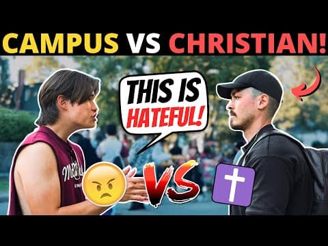 PREACHING JESUS AT WILD COLLEGE CAMPUS! (This Was Intense...)