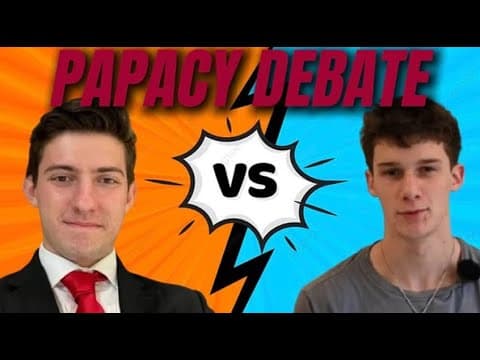 DEBATE: Is the Papacy in the Bible? JesusandWhatNot vs RedeemedZoomer