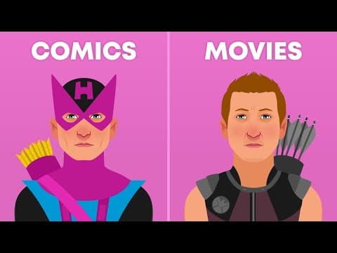 MARVEL - Comics vs Movies Comparison