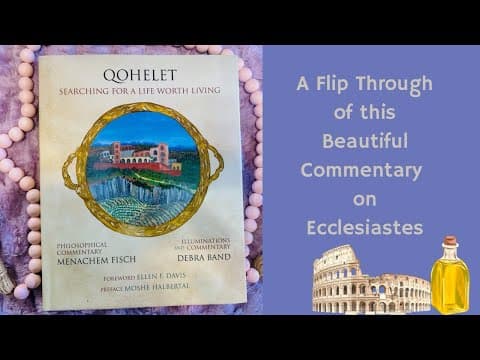 Flip Through of “QOHELET”. a beautiful Commentary on Ecclesiastes. #biblestudy