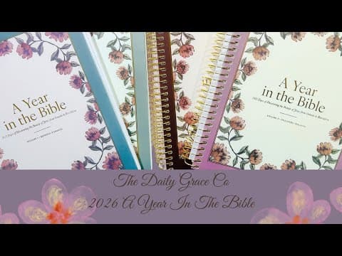 A Year In The Bible by Daily Grace Co