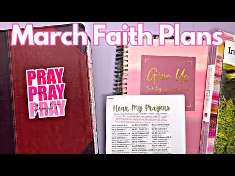 March Faith Plans & Goals 💕