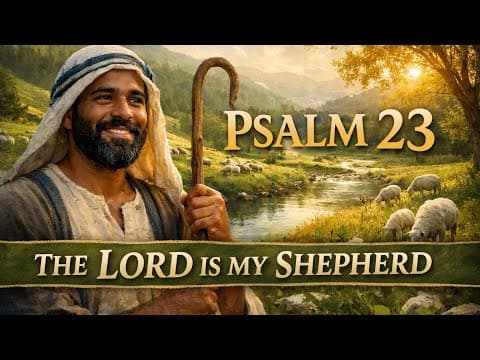 Journey Through the Psalms | Psalm 23| The Lord Is Our Shepherd #biblestudy