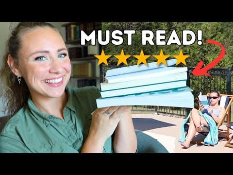 Reading the Newest Christian Books! my summer reading vlog🏖️📖