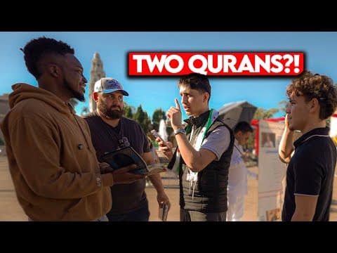 Muslims See TWO DIFFERENT Qurans For The First Time!